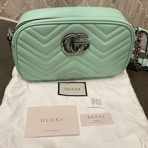 GG Marmont Shoulder Bag Matelasse Leather Small